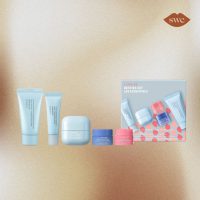 Laneige Besties Set on gold background with SWE logo in upper right corner