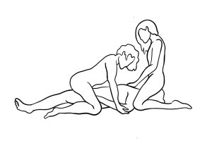 Two-For-One Threesome Sex Position for 7 Hot Threesome Positions