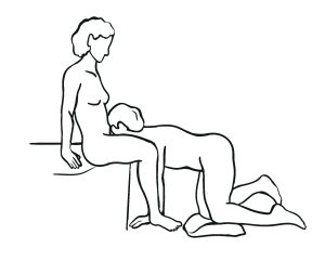 On Your Knees Oral Sex position