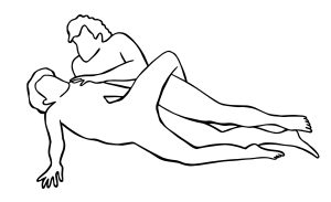 The Fork sex position illustration