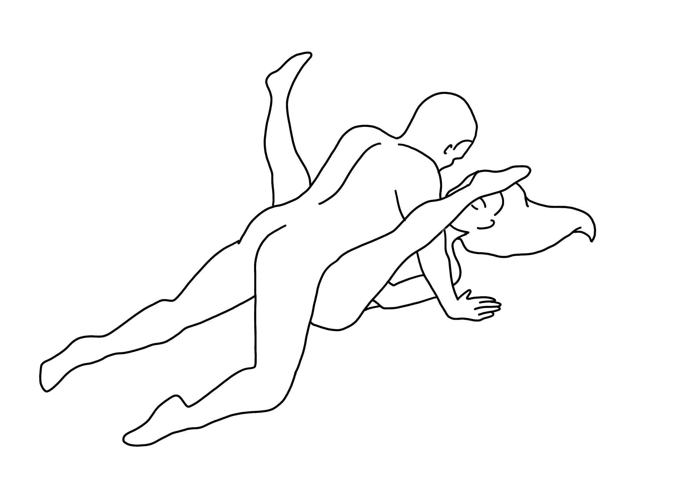 Eagle sex position